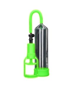 Alternative view of Ouch! Glow In The Dark Comfort Beginner Penis Pump Neon Green