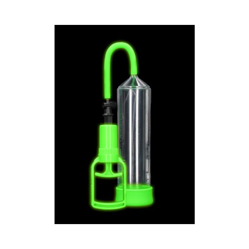Ouch! Glow In The Dark Comfort Beginner Penis Pump Neon Green - Image 3