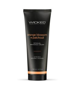 Wicked Orange Blossom + Patchouli Sensual Massage Cream 4 Oz.