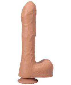Fort Troff Uncut Thruster Mini Fuck Machine Rechargeable Remote-Controlled Silicone 8.5 In. Thrusting Dildo Tan