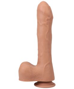Fort Troff Uncut Thruster Mini Fuck Machine Rechargeable Remote-Controlled Silicone 8.5 In. Thrusting Dildo Tan