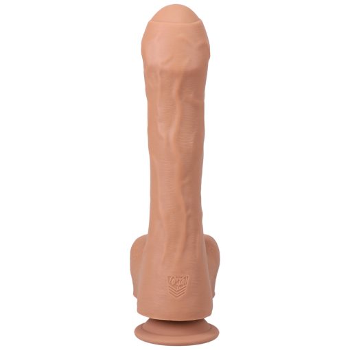 Fort Troff Uncut Thruster Mini Fuck Machine Rechargeable Remote-Controlled Silicone 8.5 In. Thrusting Dildo Tan - Image 6