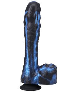 Fort Troff Tendril Thruster Mini Fuck Machine Rechargeable Remote-Controlled Silicone 8.5 In. Thrusting Dildo Blue/Black