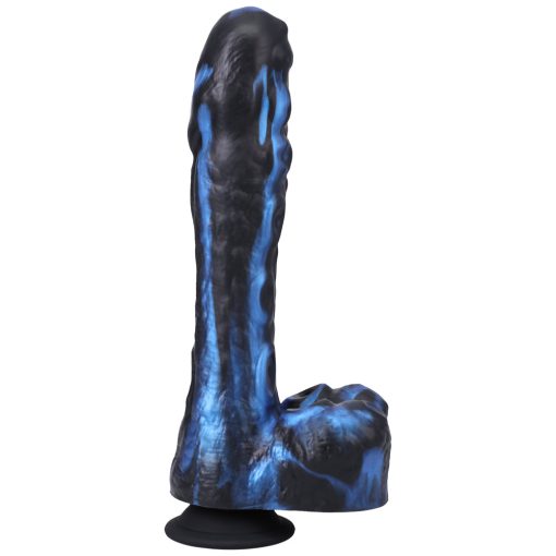 Fort Troff Tendril Thruster Mini Fuck Machine Rechargeable Remote-Controlled Silicone 8.5 In. Thrusting Dildo Blue/Black - Image 3