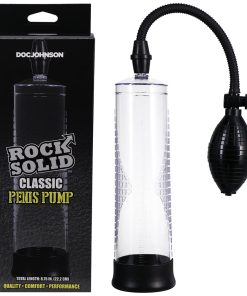 Rock Solid Classic Penis Pump Black/Clear