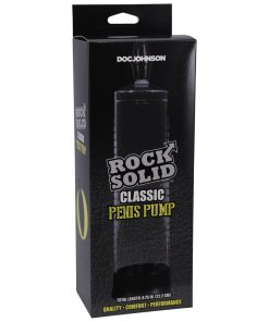 Rock Solid Classic Penis Pump Black/Clear
