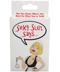 Alternative view of Sexy Slut Says Card Game
