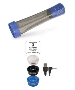 Nasstoys H2O Rechargeable Penis Pump Blue