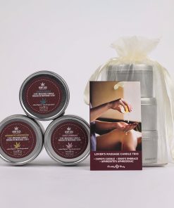 Alternative view of Earthly Body Hemp Seed Valentines Day Candle Trio 1.75 Oz.