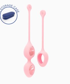 Biird Yonii 2-Piece Rose Quartz Eggs Set