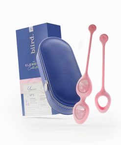 Alternative view of Biird Yonii 2-Piece Rose Quartz Eggs Set