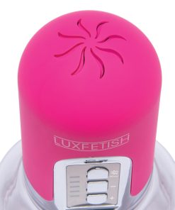 Lux Fetish Rechargeable 4-Function Auto Pussy Pump With Clit Clamp