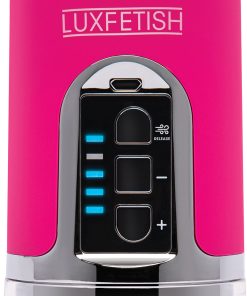 Lux Fetish Rechargeable 4-Function Auto Pussy Pump With Clit Clamp