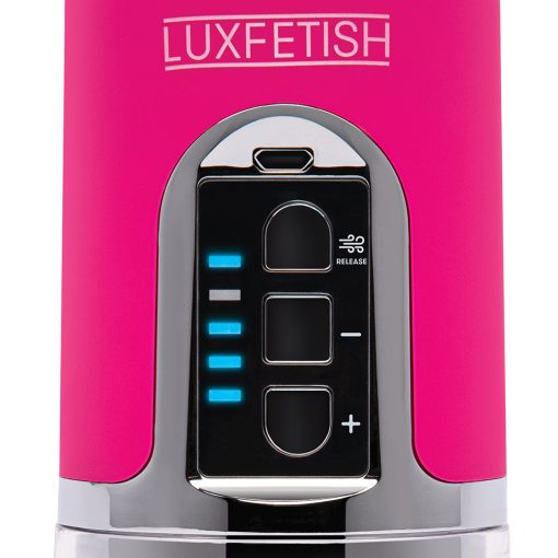 Lux Fetish Rechargeable 4-Function Auto Pussy Pump With Clit Clamp - Image 6