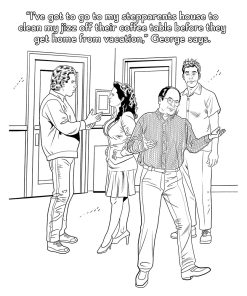 Sexfeld Porn Parody Coloring Book