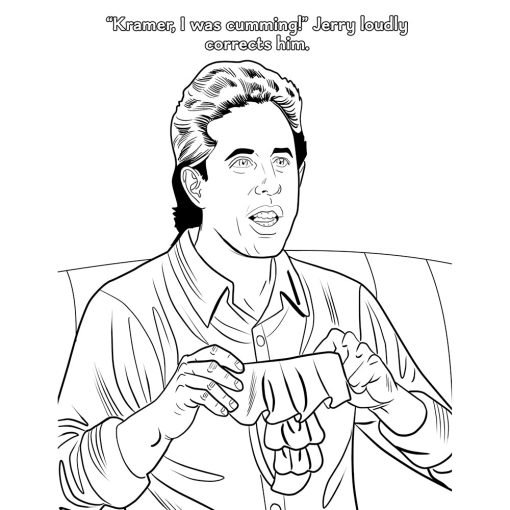 Sexfeld Porn Parody Coloring Book - Image 5