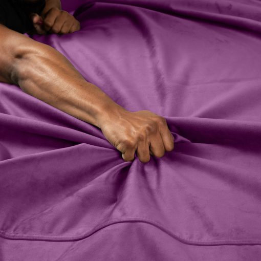 Liberator Fascinator Throw Regular Purple - Image 6