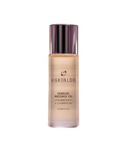 Alternative view of Highonlove Mini Massage Oil Strawberries & Champagne 1 Oz.