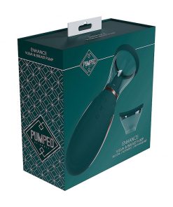 Pumped Enhance Automatic Rechargeable Vulva & Breast Pump Forest Green