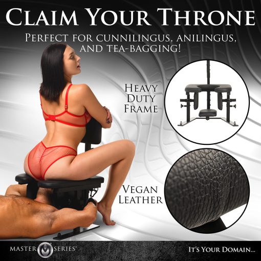 Master Series Pleasure Throne Oral Sex Chair - Image 14