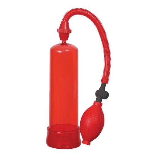 Me You Us Pumped Up Fire Penis Pump Red - Image 2