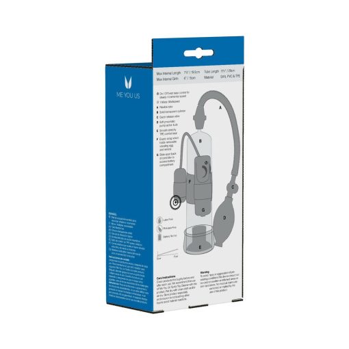 Me You Us Ultimate Power Penis Pump Black - Image 3