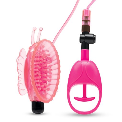 Lux Fetish Vibrating Butterfly Pussy Pump With Quick Release - Image 5