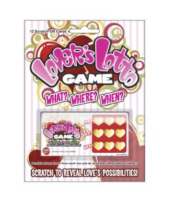 Lovers Lotto Game Scratch & Play Sex Game Carded