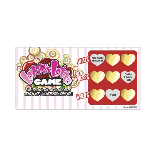 Lovers Lotto Game Scratch & Play Sex Game Carded - Image 2