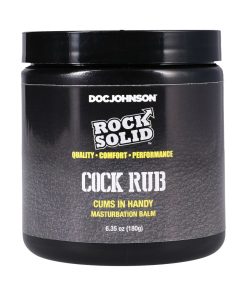 Rock Solid Cock Rub Cums In Handy Masturbation Balm 6.35 Oz.