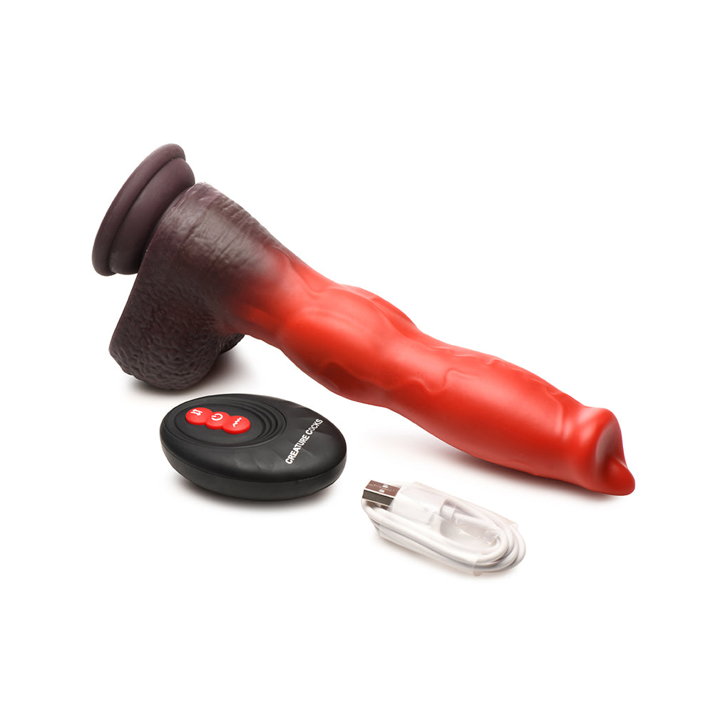 Creature Cocks Canine Thrusting & Vibrating Silicone Dildo With Remote Control 9 Creature Cocks Canine Thrusting & Vibrating Silicone Dildo With Remote Control - Image 9