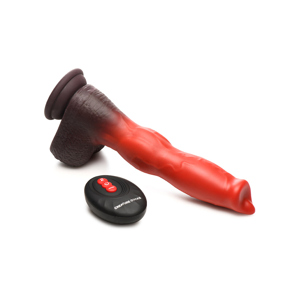 Creature Cocks Canine Thrusting & Vibrating Silicone Dildo With Remote Control 10 Creature Cocks Canine Thrusting & Vibrating Silicone Dildo With Remote Control - Image 10