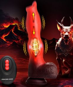 Creature Cocks Canine Thrusting & Vibrating Silicone Dildo With Remote Control 32 Creature Cocks Canine Thrusting & Vibrating Silicone Dildo With Remote Control