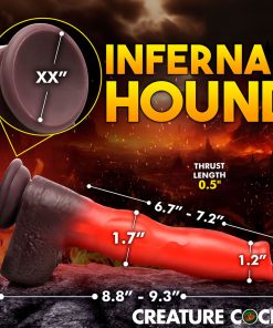 Creature Cocks Canine Thrusting & Vibrating Silicone Dildo With Remote Control 33 Creature Cocks Canine Thrusting & Vibrating Silicone Dildo With Remote Control