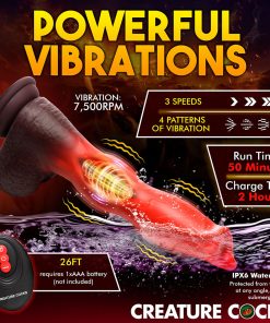 Creature Cocks Canine Thrusting & Vibrating Silicone Dildo With Remote Control 36 Creature Cocks Canine Thrusting & Vibrating Silicone Dildo With Remote Control