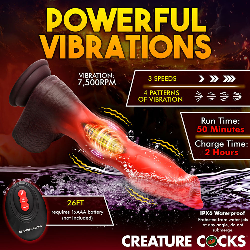Creature Cocks Canine Thrusting & Vibrating Silicone Dildo With Remote Control 18 Creature Cocks Canine Thrusting & Vibrating Silicone Dildo With Remote Control - Image 18