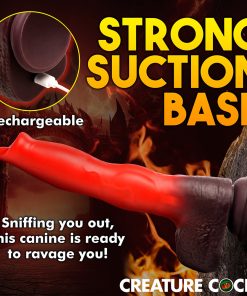 Creature Cocks Canine Thrusting & Vibrating Silicone Dildo With Remote Control 37 Creature Cocks Canine Thrusting & Vibrating Silicone Dildo With Remote Control