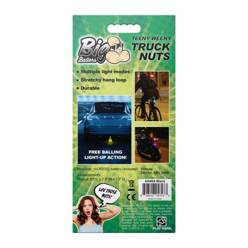 Big Ballers Teeny Weeny Truck Nuts Black - Image 10