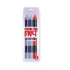 The 9'S Make Me Melt Sensual Warm Drip Candles 3Pk Stripes Passionettes