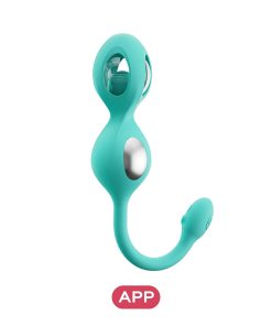 Alternative view of Honey Play Box Elektra App-Controlled E-Stim Kegel Training Set Cyan
