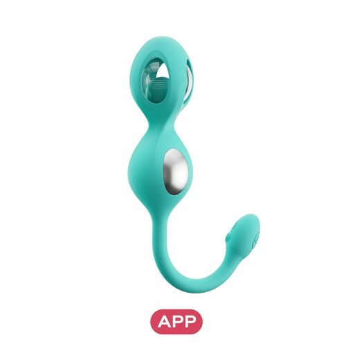 Honey Play Box Elektra App-Controlled E-Stim Kegel Training Set Cyan - Image 2