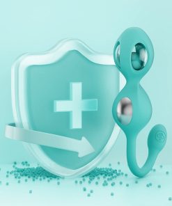 Honey Play Box Elektra App-Controlled E-Stim Kegel Training Set Cyan