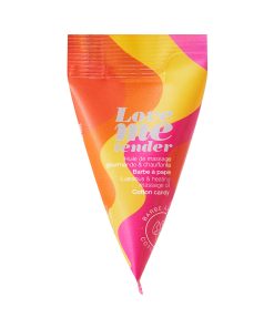 Love To Love Love Me Tender Luscious & Heating Massage Oil Cotton Candy 0.33 Oz.