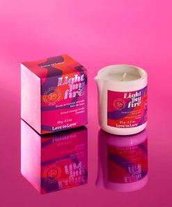 Alternative view of Love To Love Light My Fire Sensual Massage Candle Coconut 2.2 Oz.
