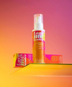 Alternative view of Love To Love Love Me Tender Luscious & Heating Massage Oil Cotton Candy 3.3 Oz.