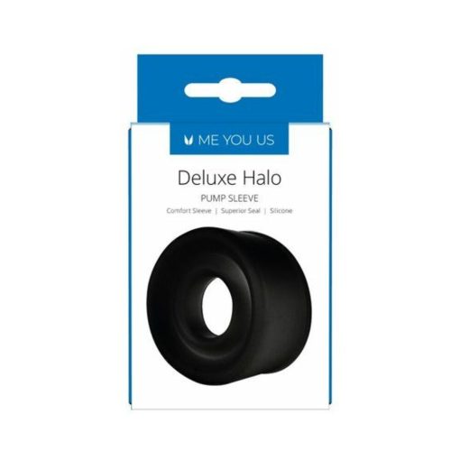 Me You Us Deluxe Halo Pump Sleeve Black - Image 3