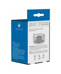 Me You Us Deluxe Halo Pump Sleeve Black