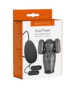 Me You Us Dual Power Vibrating Masturbation Sleeve