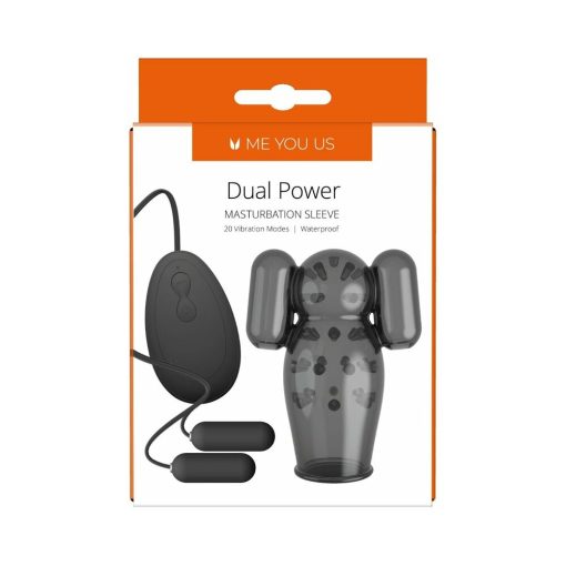 Me You Us Dual Power Vibrating Masturbation Sleeve - Image 3