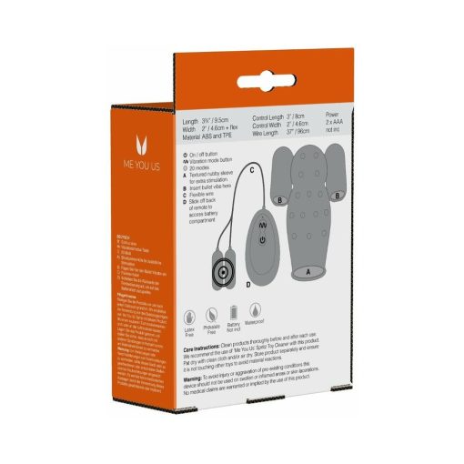 Me You Us Dual Power Vibrating Masturbation Sleeve - Image 4